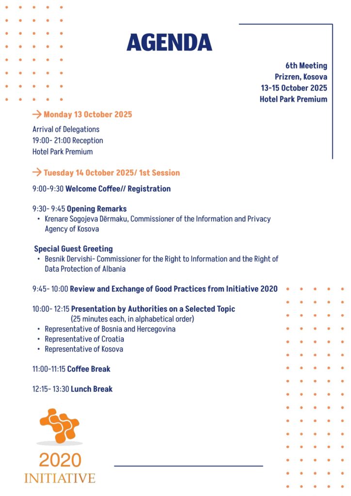 Agenda – Initiative2020